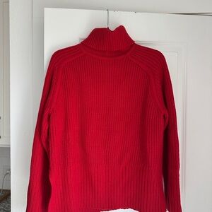 Red Women's Turtle Neck